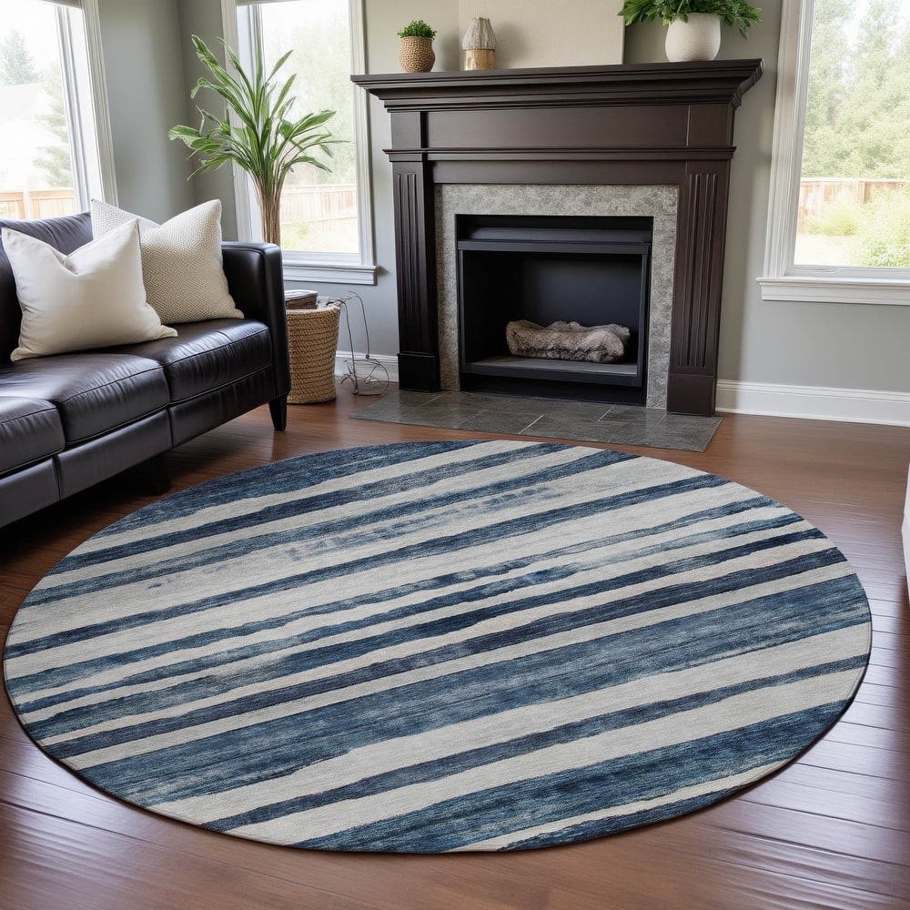 Premium Washable Super Soft Modern Stripes Mayfield Rug