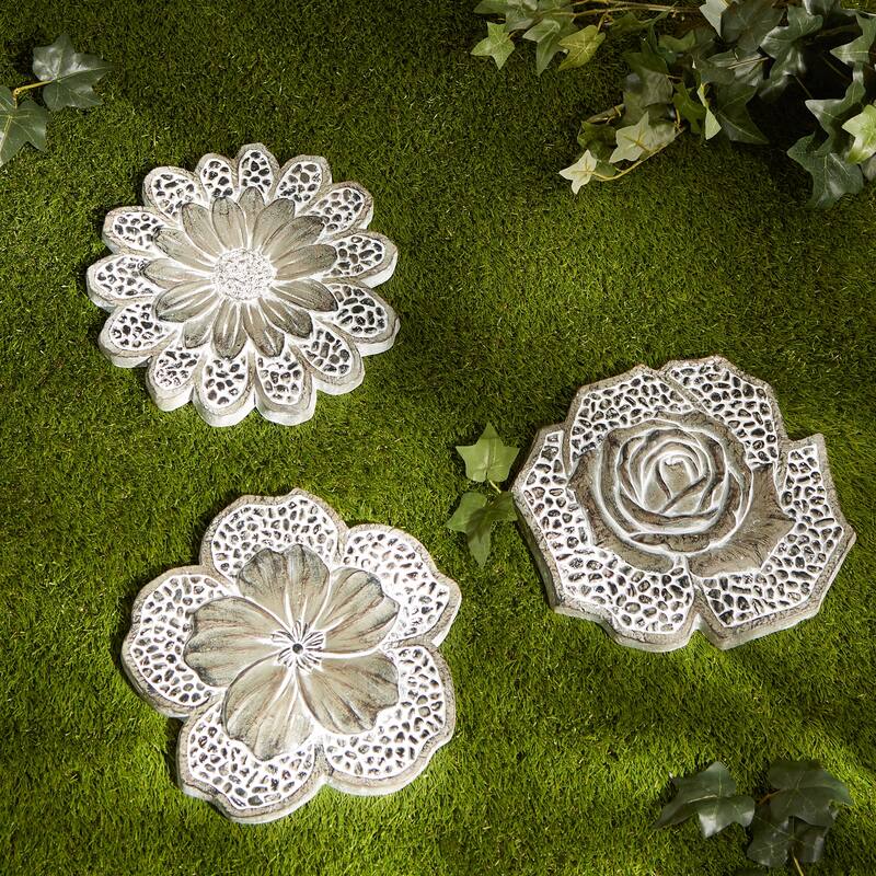 Sunflower Dot Flip Flop Stepping Stone