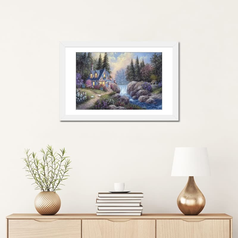 iCanvas "Watching the Falls" by Dennis Lewan