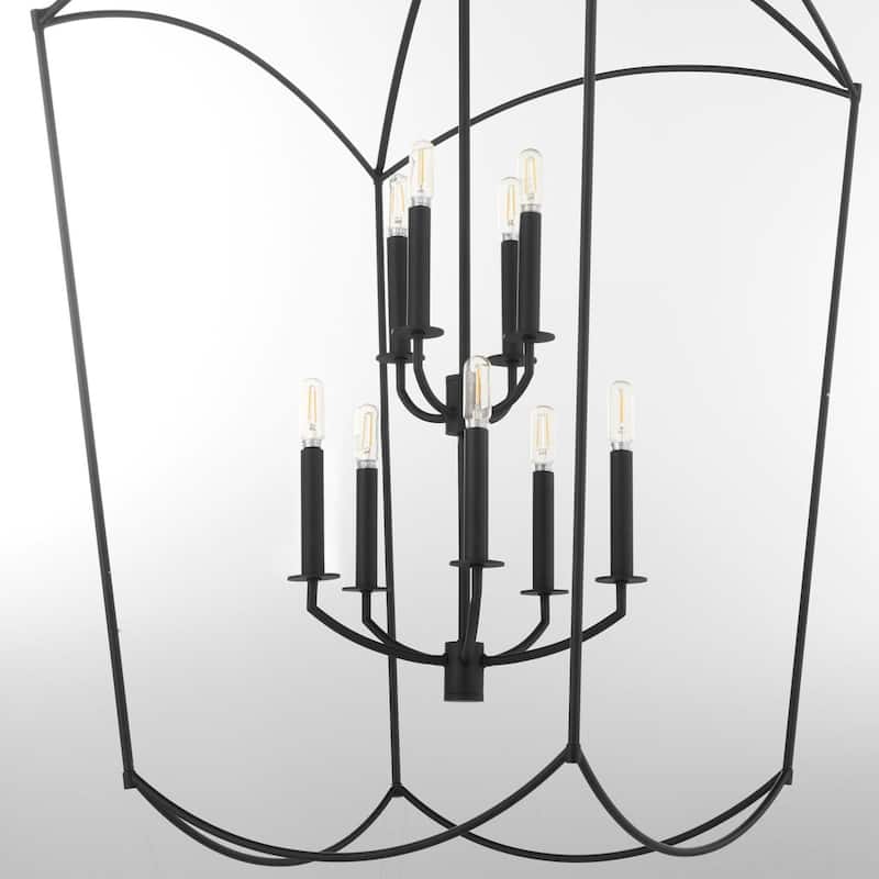 Quorum International 6812-9 Mantle 9 Light 25" Wide Pendant
