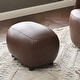 preview thumbnail 58 of 112, KINWELL 23" Wide Faux Leather Upholstered Ottoman Footrest, PU Entryway Footstool