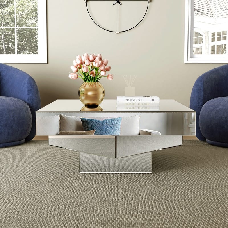 Glam Triple Mirror Coffee Table Accent Table