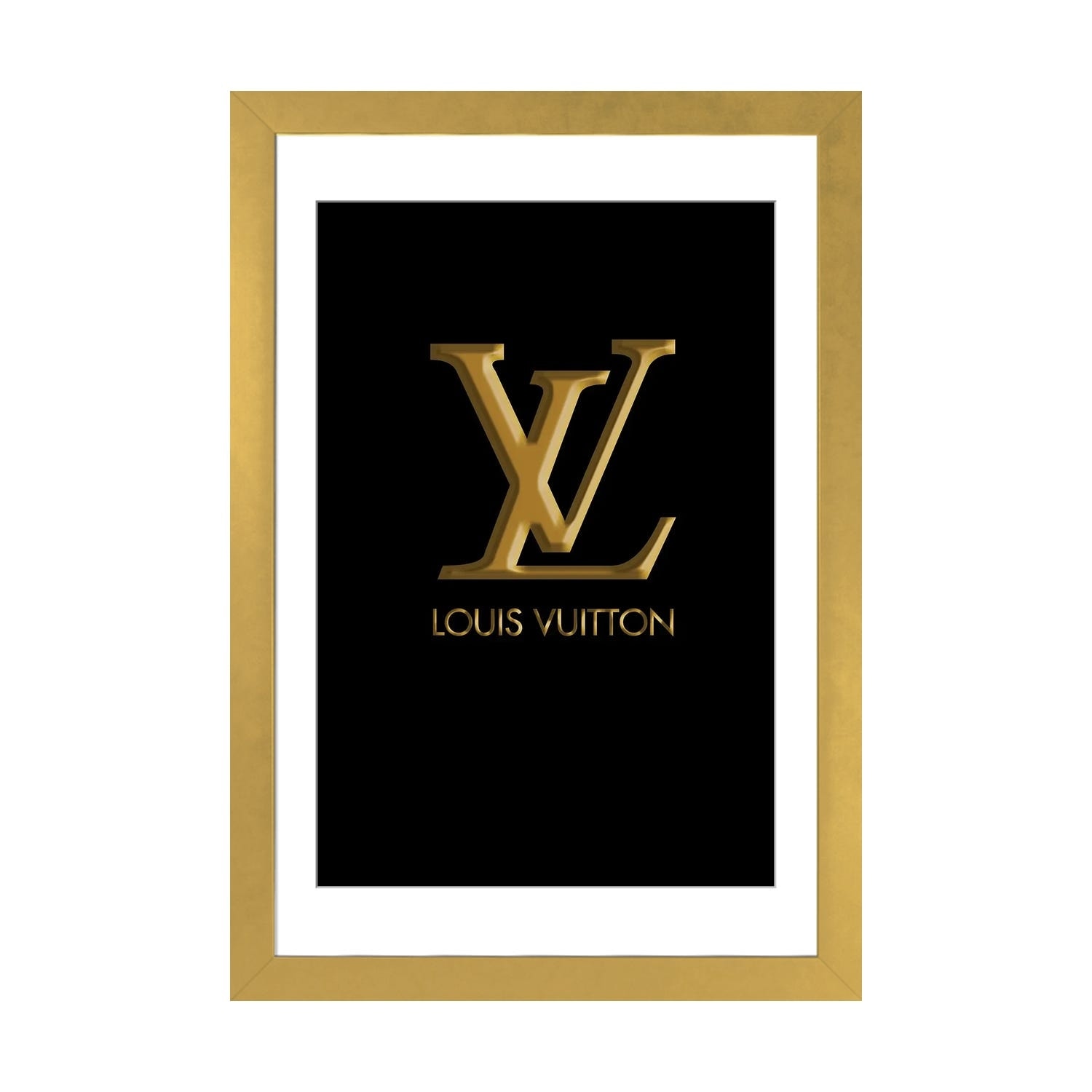 Framed Poster Prints - Louis Vuitton by Paul Rommer ( Fashion > Fashion Brands > Louis Vuitton art) - 32x24x1