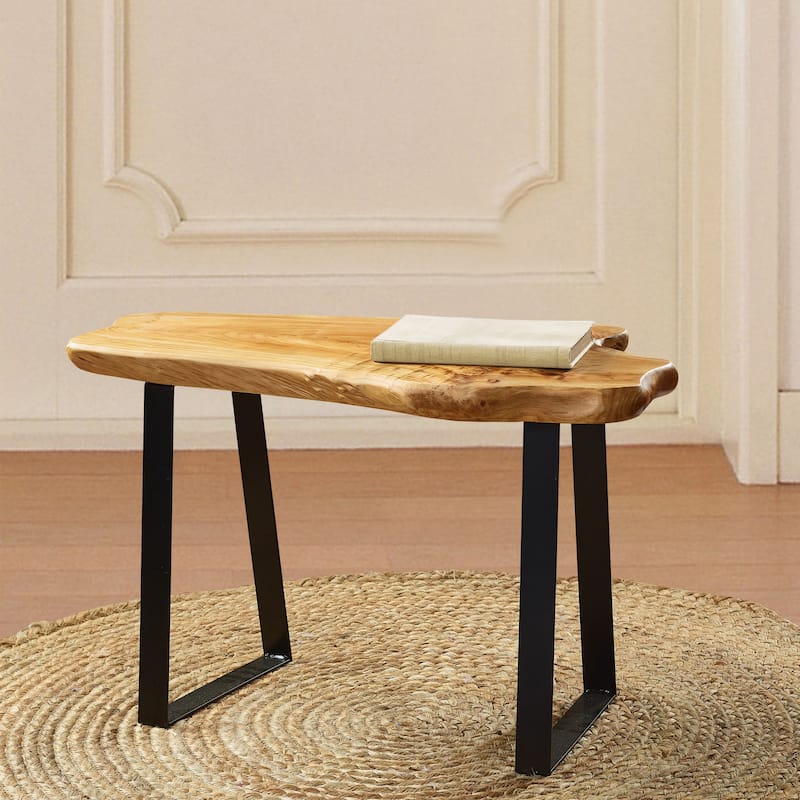 Set of 2 Flat Iron Trapezoid Metal Table Legs for Furniture - 6.7"x11"x15.5"