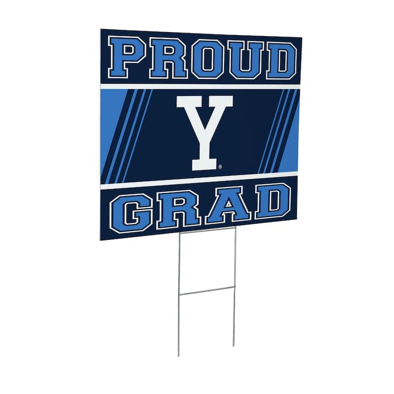 Yale University 24" x 18" Graduation Coroplast Outdoor Yard Sign