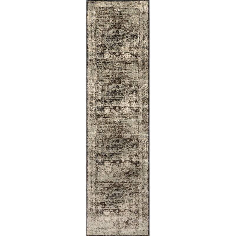 Alexander Home Contessa Traditional Medallion Distressed Rug