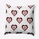 preview thumbnail 19 of 26, Burnin' Love Valentines Day Decorative Throw Pillow 16" x 16" - Burgandy