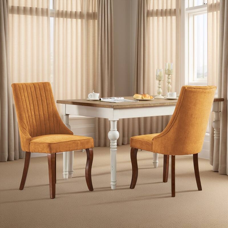 Comfy Fabric Upholstered Dining Chair (Set of 4)