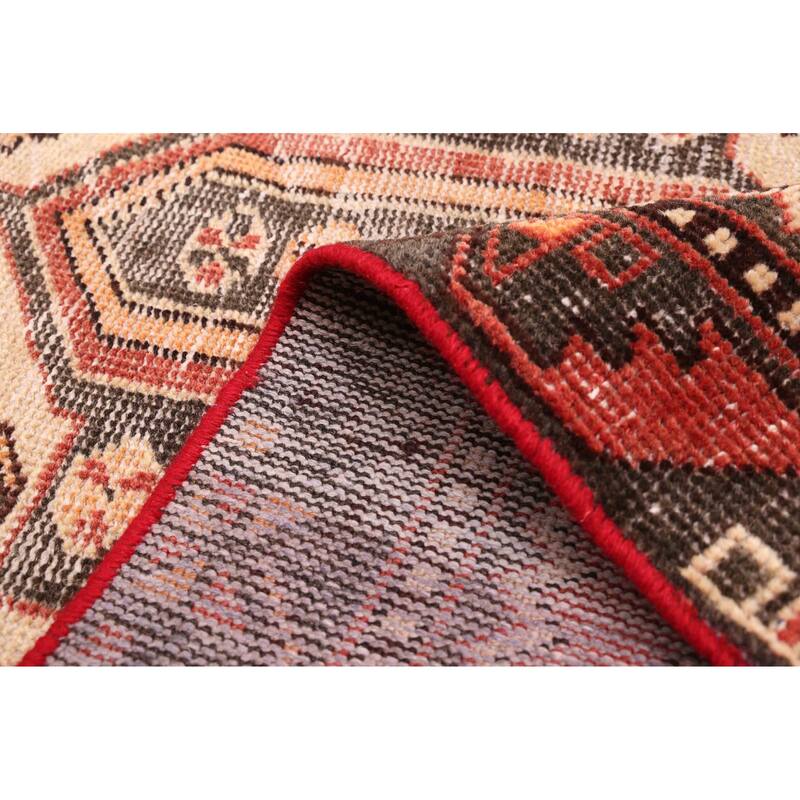ECARPETGALLERY Hand-knotted Antalya Vintage Red Wool Rug - 3'9 x 6'0