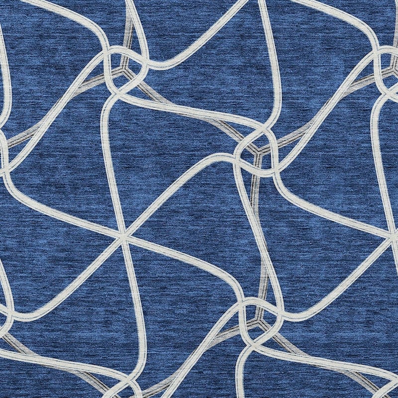 HomeRoots Geometric Contemporary Rectangle Outdoor Rug