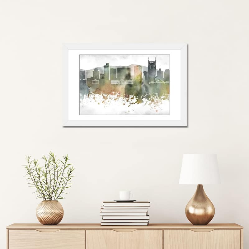 iCanvas "Nashville Skyline" by WallDecorAddict