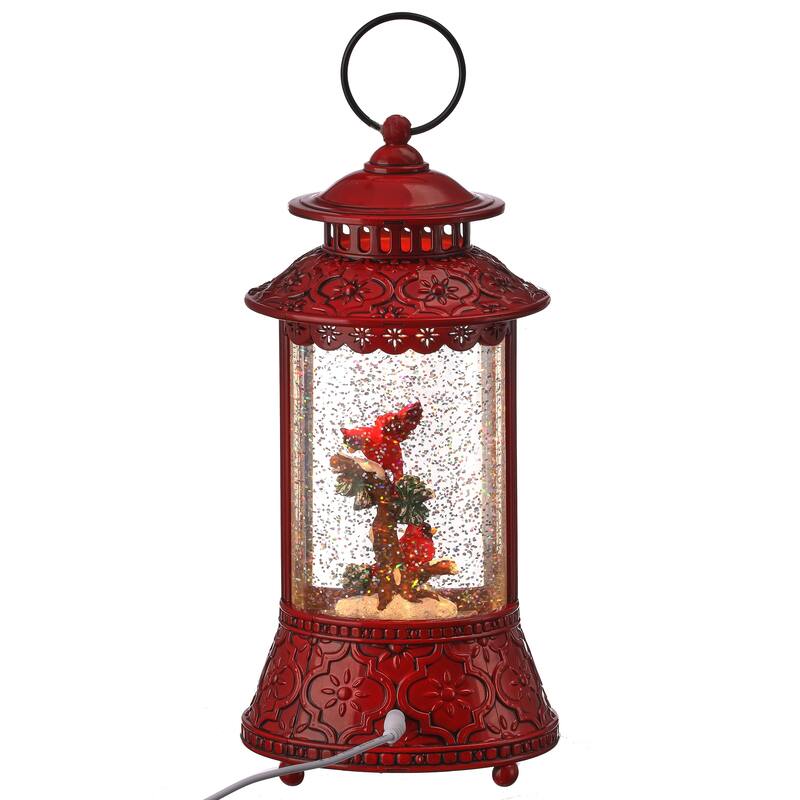 11.5" Led Cardinal Gazebo WaterGlobe