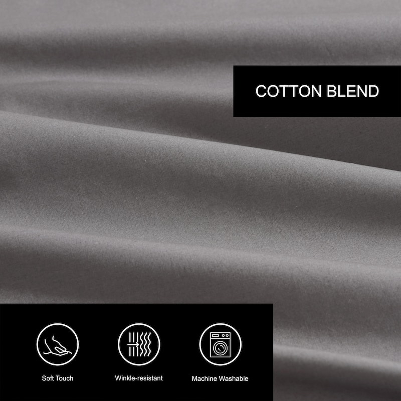 Vera Wang Cool Comfort Solid Percale Cotton Sheet Set