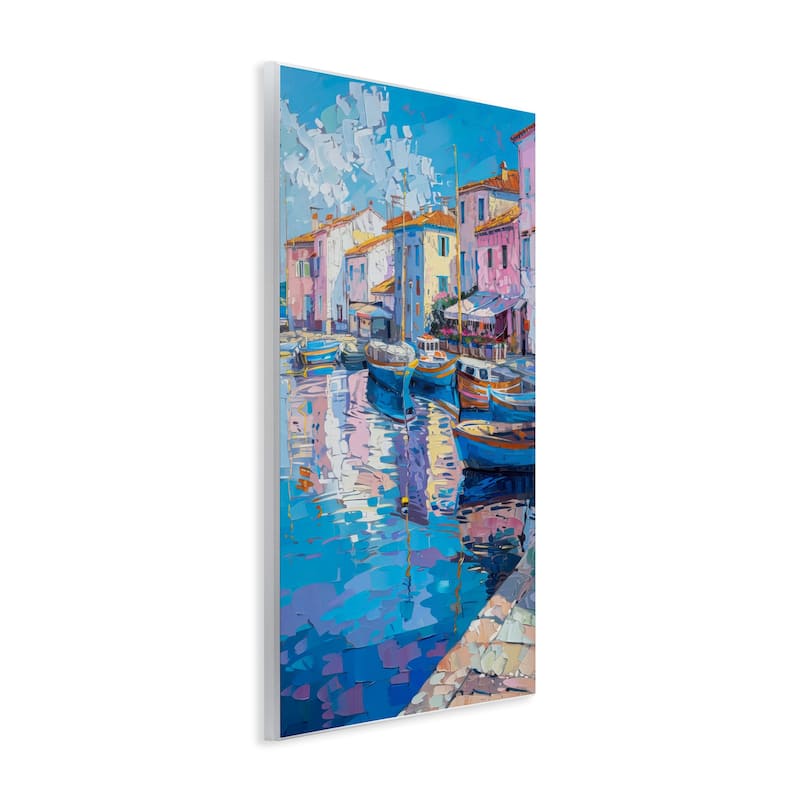 Stupell Abstract Harbor Reflection Wall Plaque Art Design By LSR Design Studio