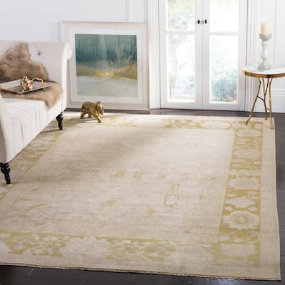 SAFAVIEH Couture Hand-knotted Sultanabad Joelene Traditional Oriental Wool Rug with Fringe