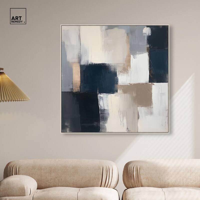 Blue Mood Depth III Canvas by Art Remedy