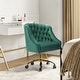 preview thumbnail 18 of 109, Modern Velvet Tufted Office Chair with Gold Metal Base by HULALA HOME GREEN