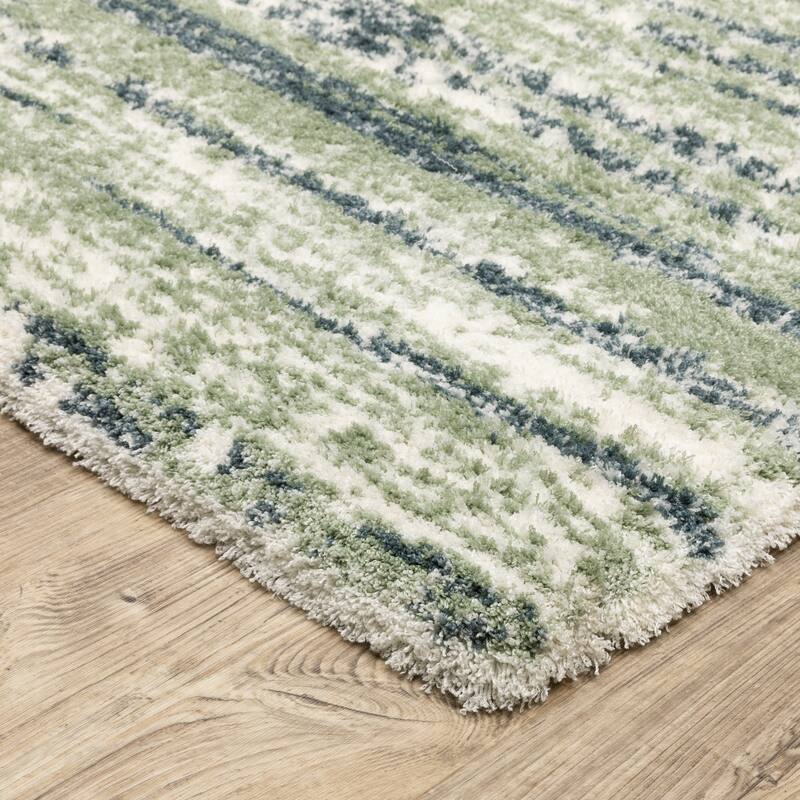 Style Haven Genoa Distressed Stripe Area Rug