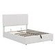 preview thumbnail 4 of 25, Full Size Platform Bed with a Hydraulic Storage System Upholstered Storage Bed for Kids Teens Adults Space-Saving, Easy Assembly