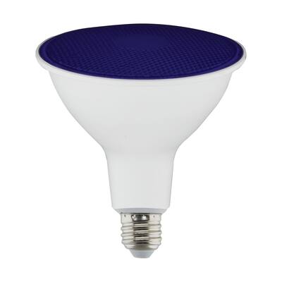 11.5 Watt PAR38 LED Blue 90 degree Beam Angle Medium base 120 Volt