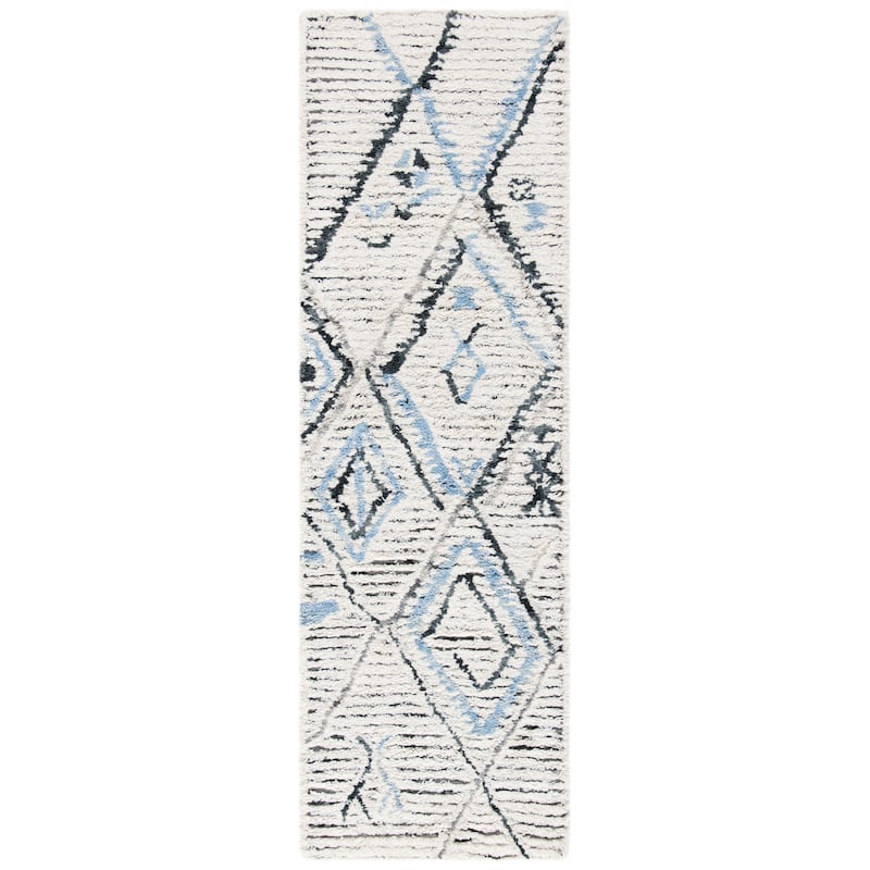 SAFAVIEH Handmade Casablanca Shag Synne Wool Rug