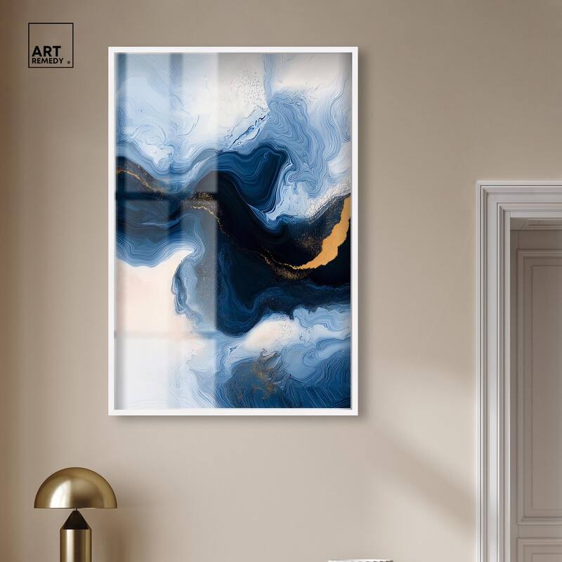 Blue Deep II Shadowbox by Art Remedy