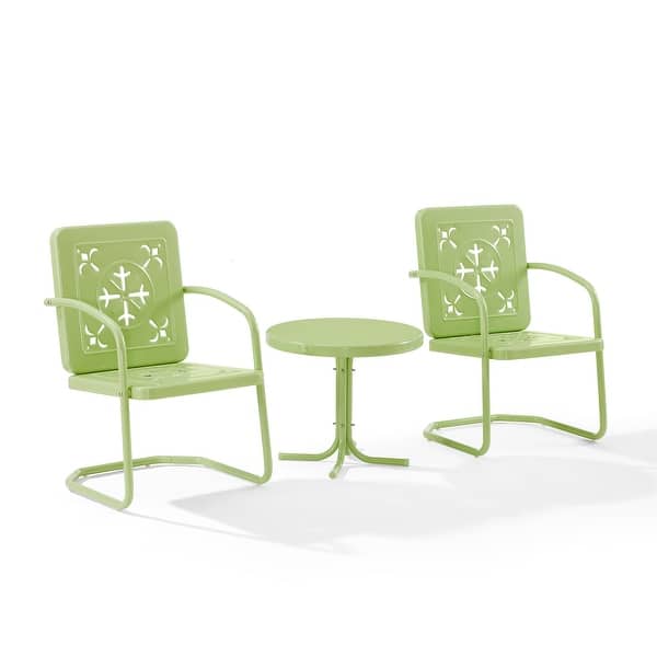 Crosley Azalea 3-Piece Retro Outdoor Chair Set