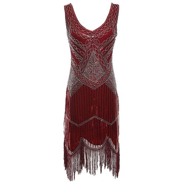 Shop Women S Vintage 1923s Fringed Gatsby Sequin Beaded Tassels