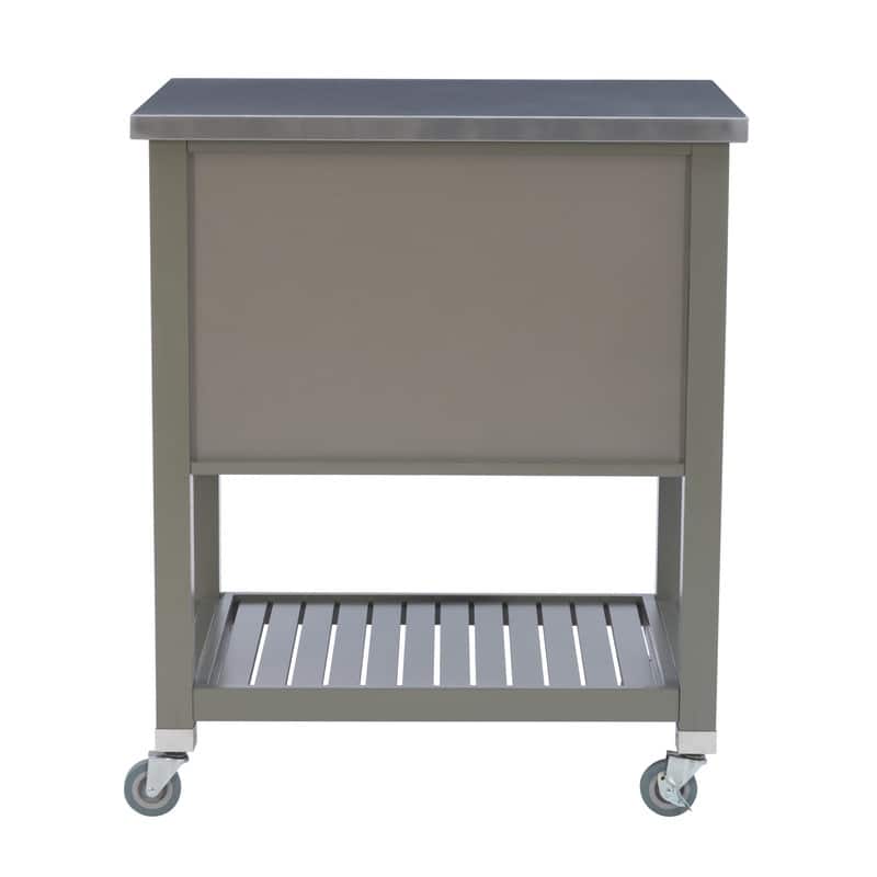 Eileen Rolling Kitchen Cart with Storage