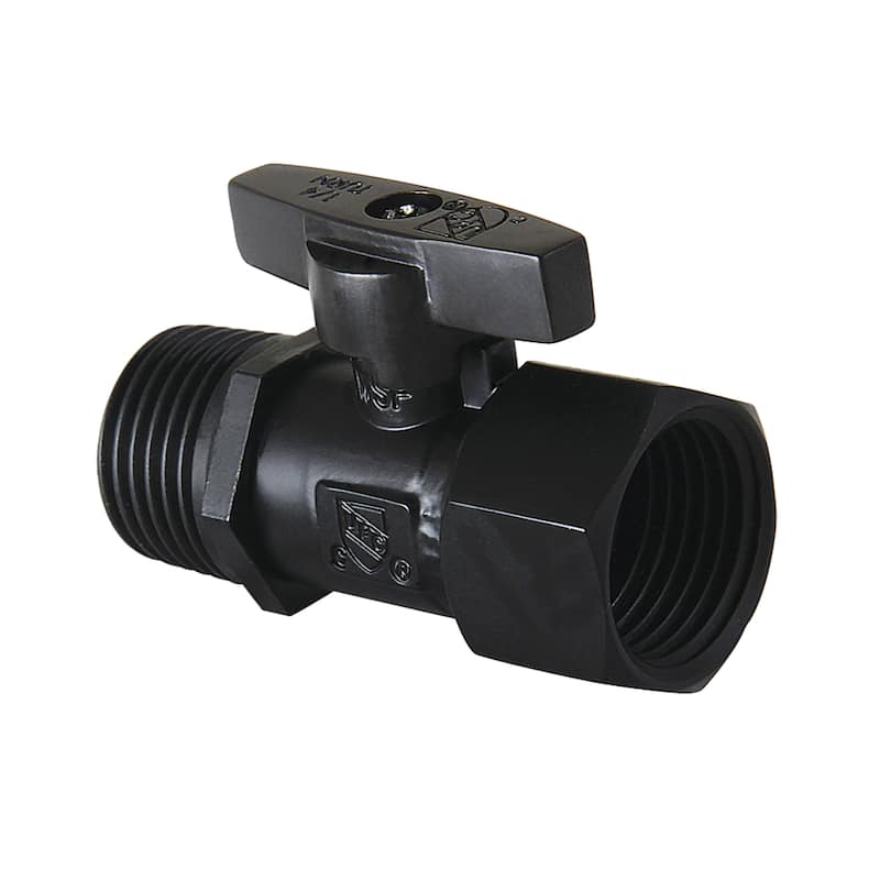Kingston Brass MIP Quarter-Turn Quarter-Turn Straight Shut-Off Valve