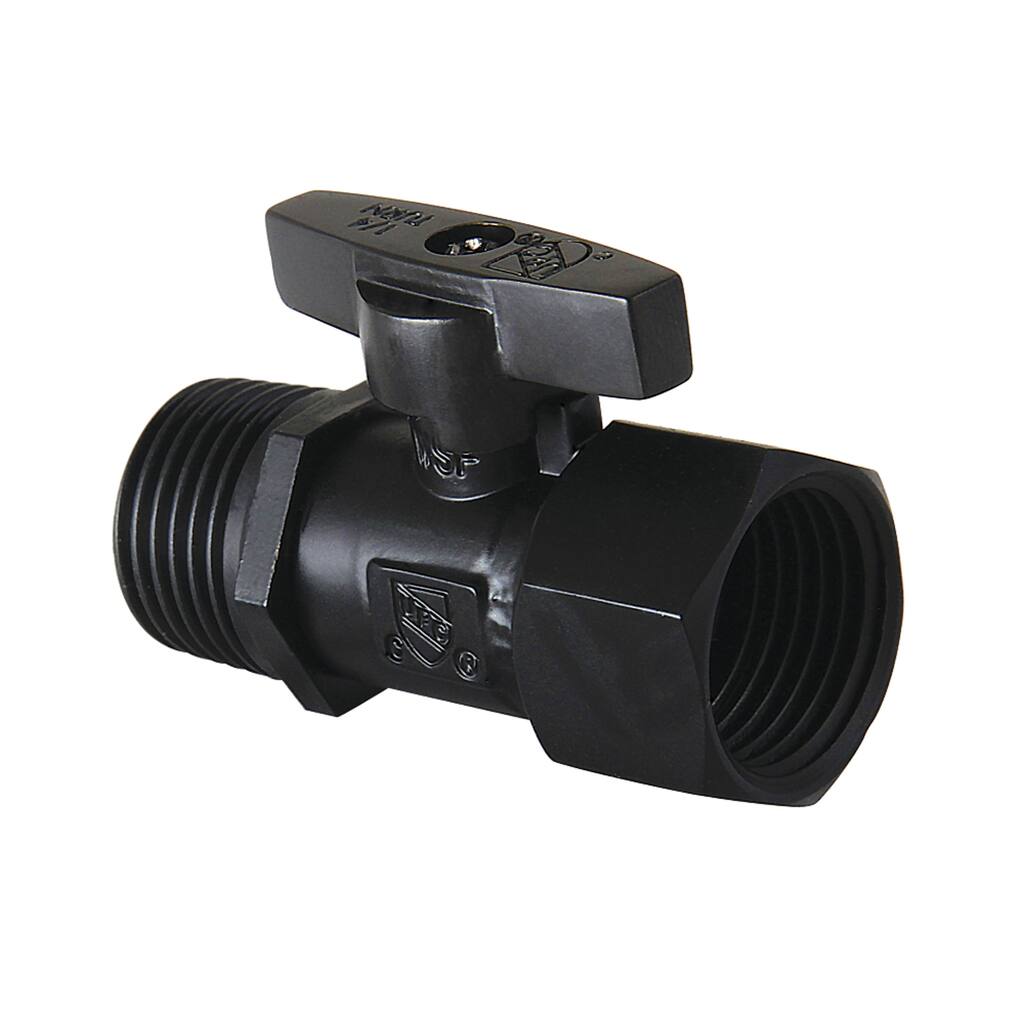 Kingston Brass MIP Quarter-Turn Quarter-Turn Straight Shut-Off Valve