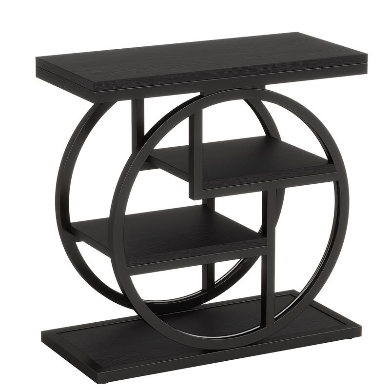 Small 3-tier Living Room End Tables And Side Tables with Metal Frame