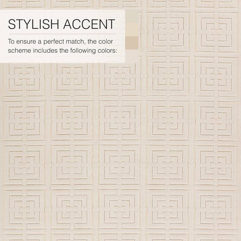 Amente Geometric Cream Rug