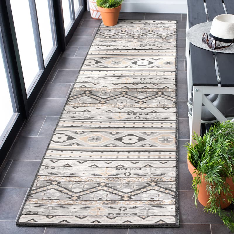 SAFAVIEH Sunrise Lilijana Indoor/Outdoor Waterproof Rug - 2' x 8' Runner