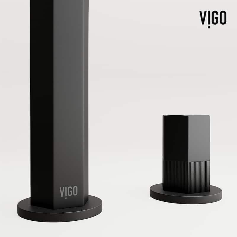 VIGO Hart 9" H 2-Handle Widespread Bathroom Faucet