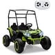 preview thumbnail 15 of 31, 24V Kids Ride On Utv, 2 Seater 4WD Electric Truck with Sun Shade Green