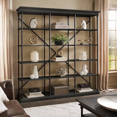 Barnstone Cornice Triple Shelving Bookcase by iNSPIRE Q Artisan