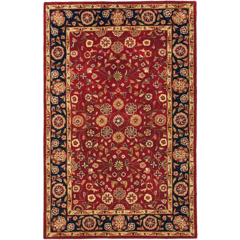 SAFAVIEH Handmade Heritage Tunde Traditional Oriental Wool Rug