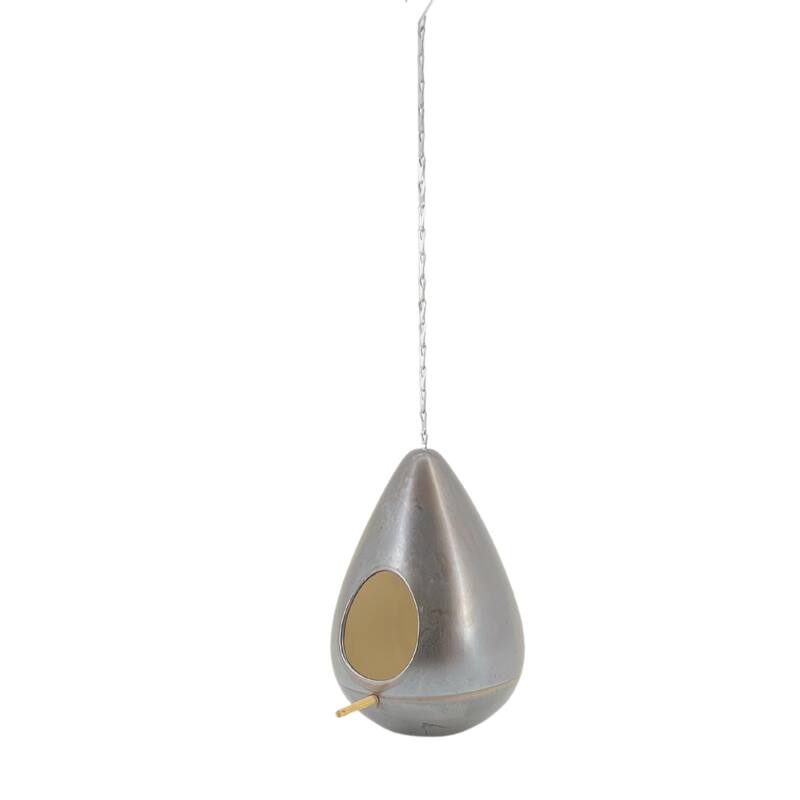 Ceramic 10-Inch Teardrop Birdhouse