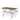 Kitchen Dining Table Set, Rubberwood Table & Upholstered Bench & 2 Chairs