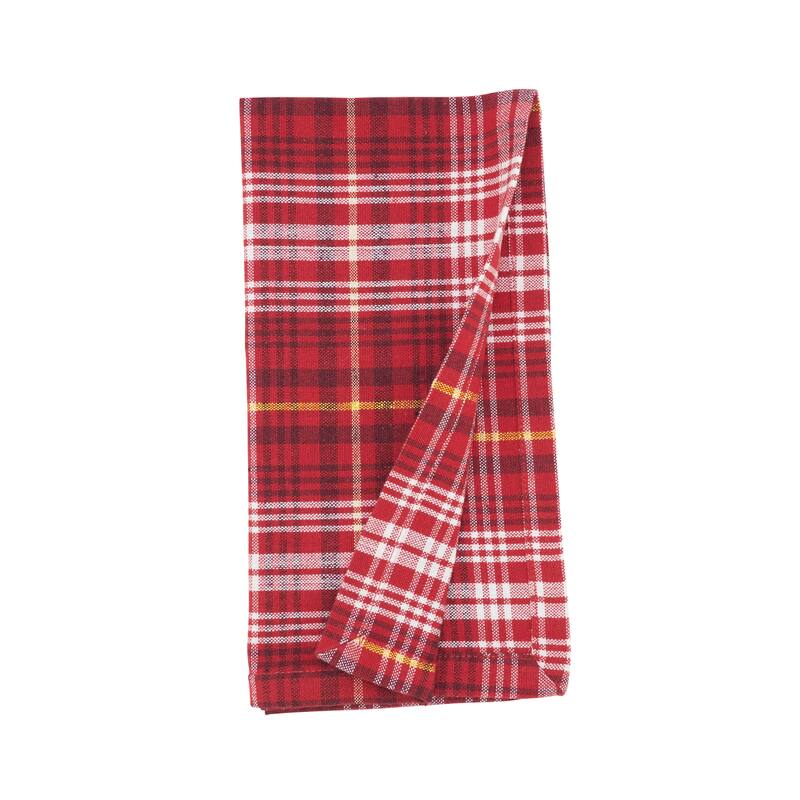 Rustic Recycled Plaid Placemat and Napkin (Set of 8)