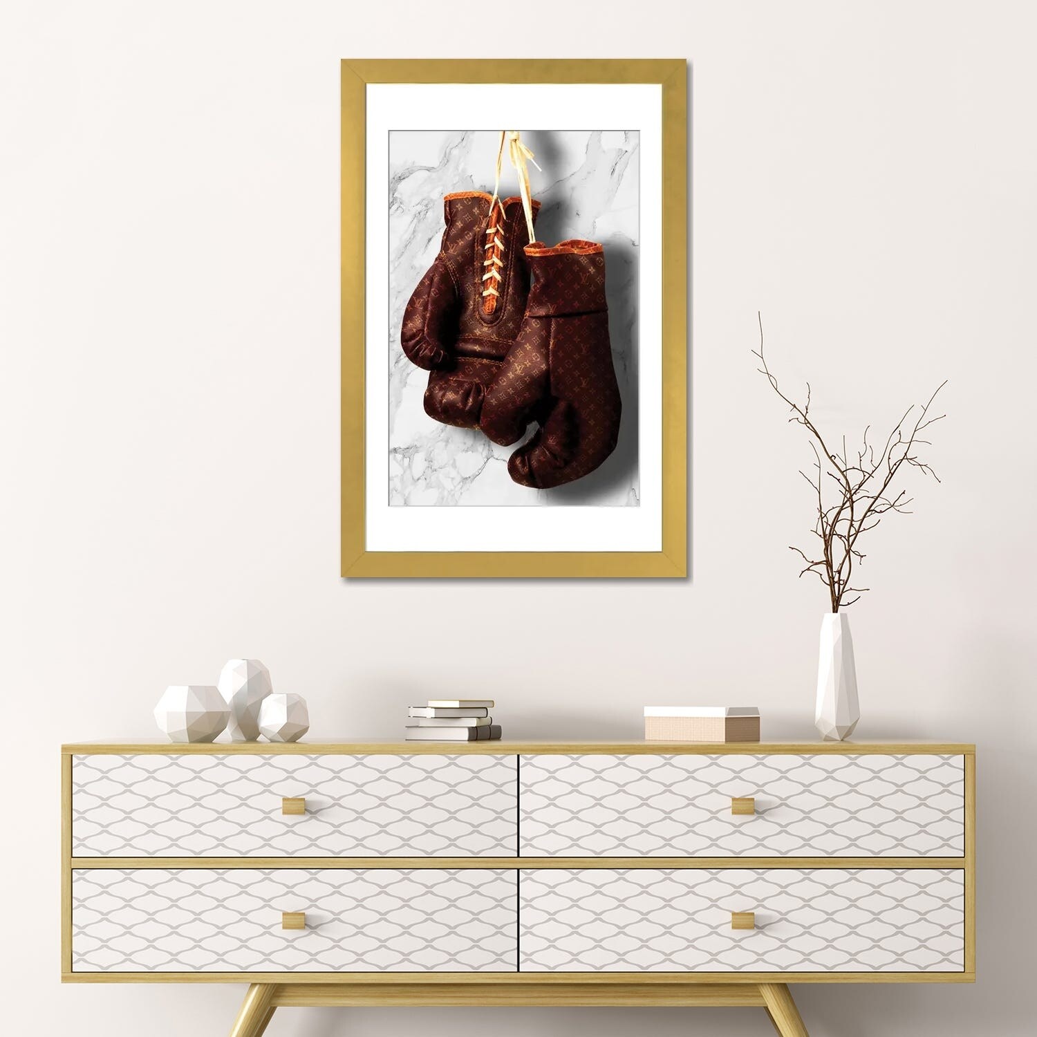 LV Boxing Canvas Print Wall Art by Alexandre Venancio