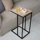 preview thumbnail 6 of 13, C Table Couch End Table - 15.5"D x 11.5"W x 25.25"H