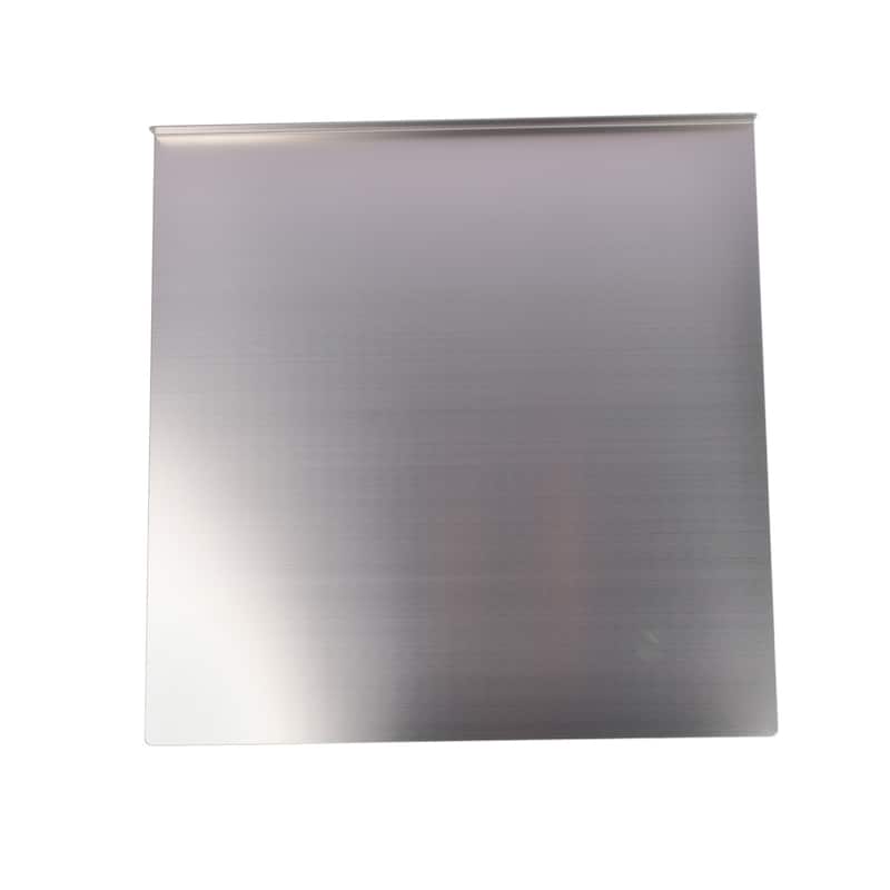 Heavy Duty Multi-Purpose Stainless Steel Cutting Board with Non-Slip L-Edge for Vegetables and Dough