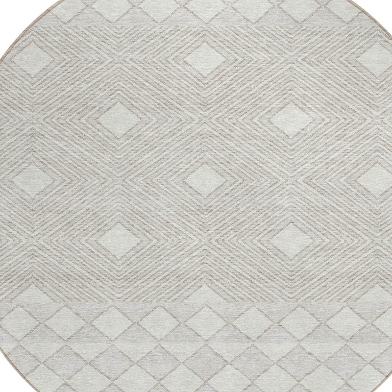HomeRoots Geometric Transitional Rectangle Outdoor Rug
