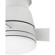 preview thumbnail 2 of 5, Hinkley Trey LED Outdoor Ceiling Fan - Matte White - 44"