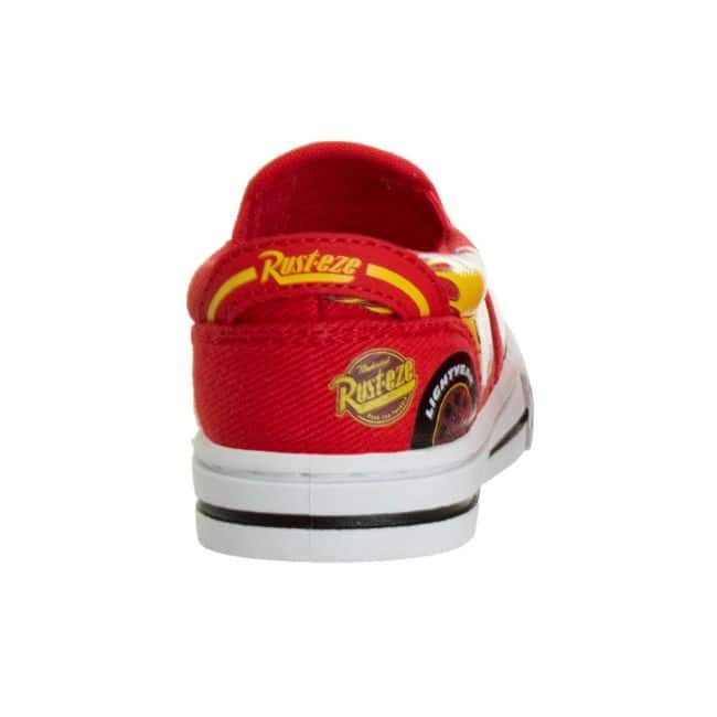 Disney Pixar Cars Lightning McQueen Slip On Canvas Sneakers (Toddler/Little Kids)