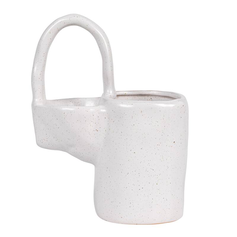 Stoneware Sponge and Dish Brush Holder - 5.4"L x 3.8"W x 7.1"H