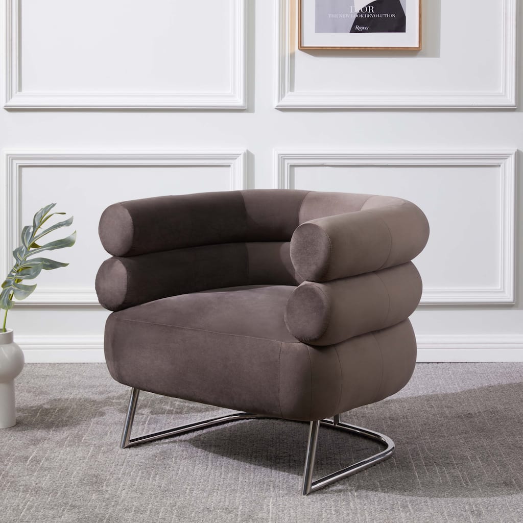 SAFAVIEH Couture Anush Modern Accent Chair - 34 In. W x 34 In. D x 30 In. H - 34Wx34Dx30H