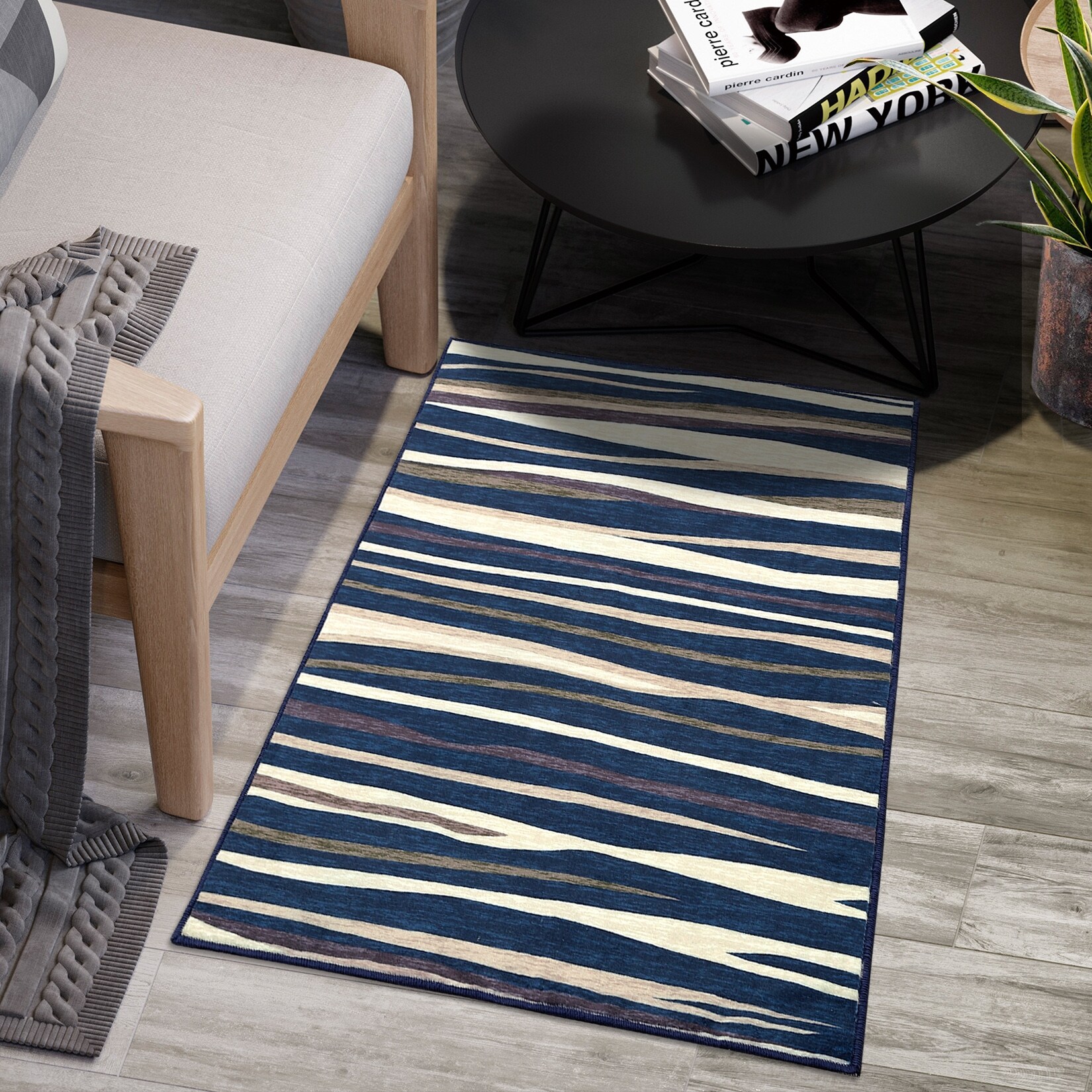 Garvee Modern Abstract Area Rug Colorful Throw Carpet - Overstock